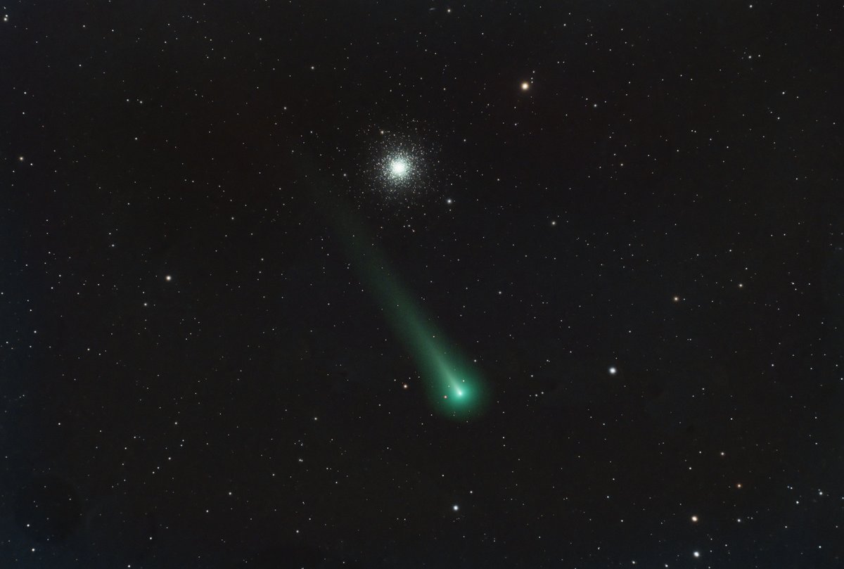 M3 y Cometa Leonard